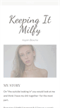 Mobile Screenshot of keepingitmilfy.com